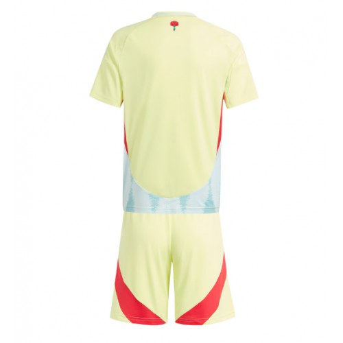 Španjolska Gostujuci Dres za Dječji EP 2024 Kratak Rukavima (+ kratke hlače)